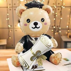 Graduation Bear Balloon